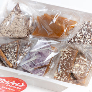 Baba's Toffee Sampler with Six Flavors - 12oz