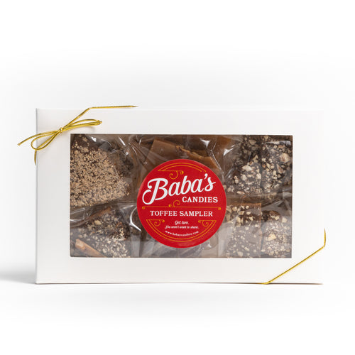 Baba's Toffee Sampler with Six Flavors - 12 OZ