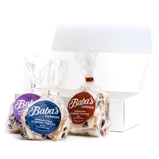 Choose Three 1/4-lb Flavors — A Toffee Trio