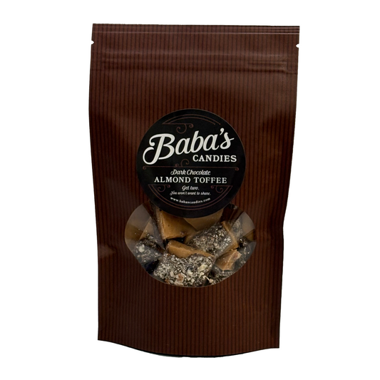 Dark (Bittersweet) Chocolate Almond Toffee