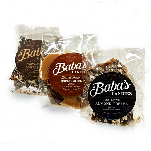 Choose Three 1/4-lb Flavors — A Toffee Trio