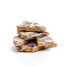 Load image into Gallery viewer, Huckleberry White Chocolate Almond Toffee